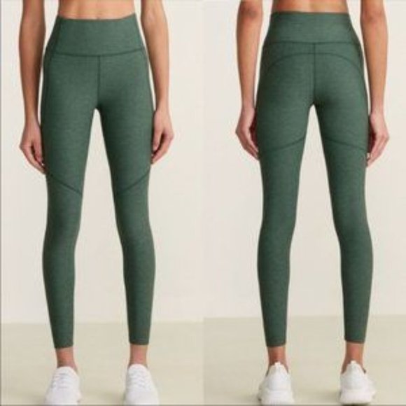 Outdoor Voices Pants - OUTDOOR VOICES warm up leggings hunter green